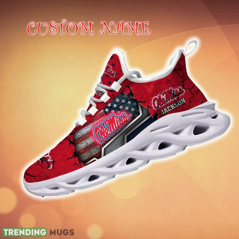 Custom Name Ole Miss Rebels Sport Team Chunky Sneakers For Fans Gift New Max Soul Shoes Max Soul Custom Name Ole Miss Rebels Sport Team Chunky Sneakers For Fans Gift New Max Soul Shoes Max Soul