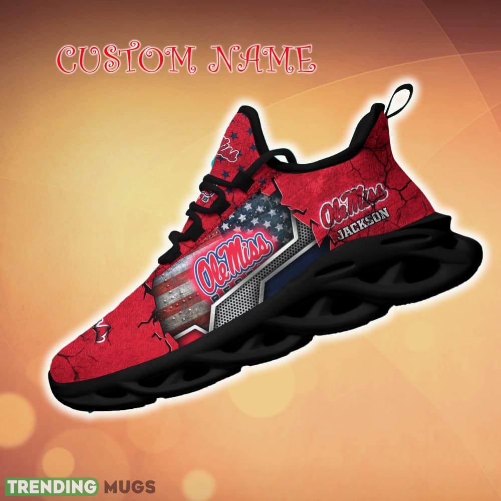 Custom Name Ole Miss Rebels Sport Team Chunky Sneakers For Fans Gift New Max Soul Shoes Max Soul Custom Name Ole Miss Rebels Sport Team Chunky Sneakers For Fans Gift New Max Soul Shoes Max Soul