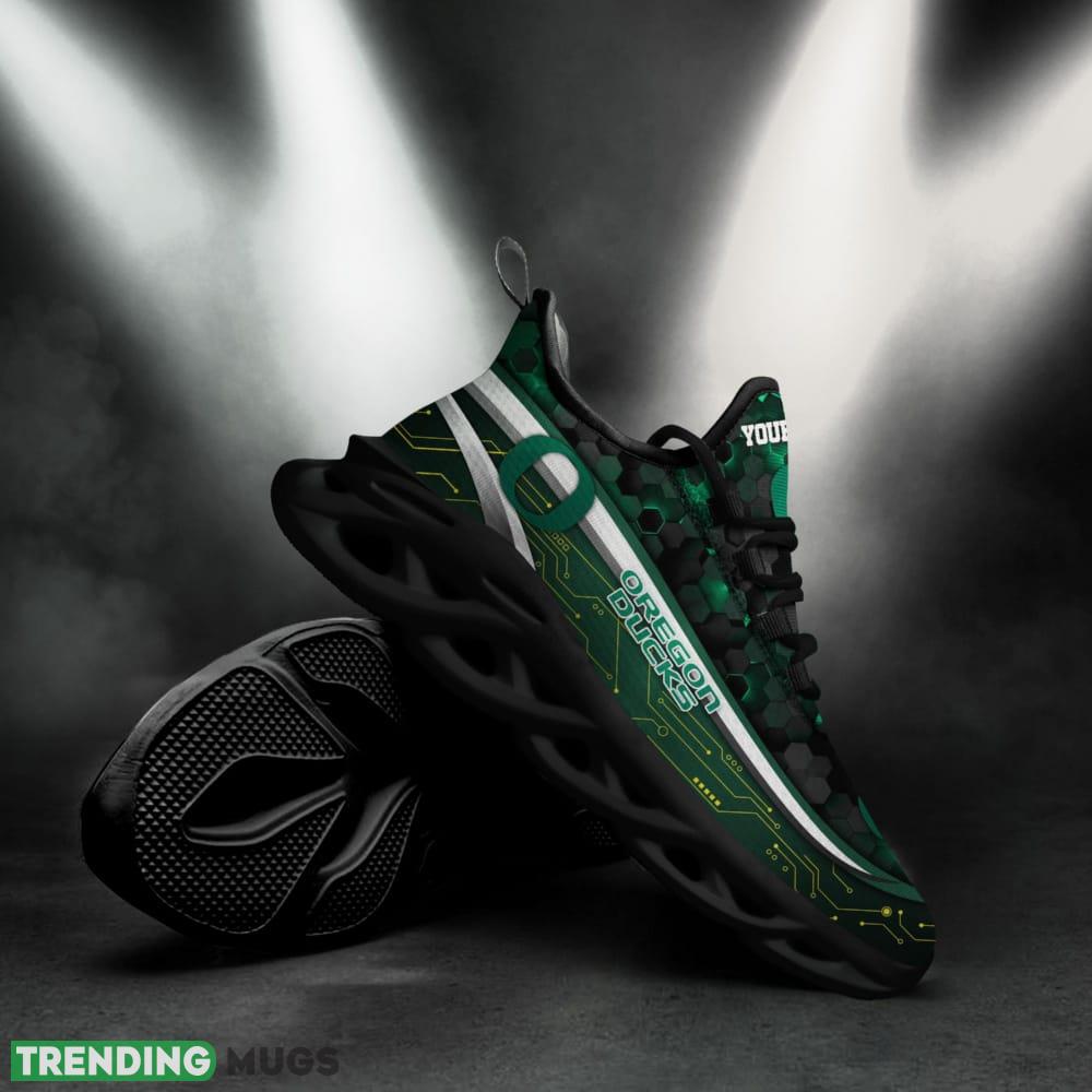 Custom Name Oregon Ducks Black Team Chunky Sneakers For Fans Gift New Max Soul Shoes Max Soul Custom Name Oregon Ducks Black Team Chunky Sneakers For Fans Gift New Max Soul Shoes Max Soul
