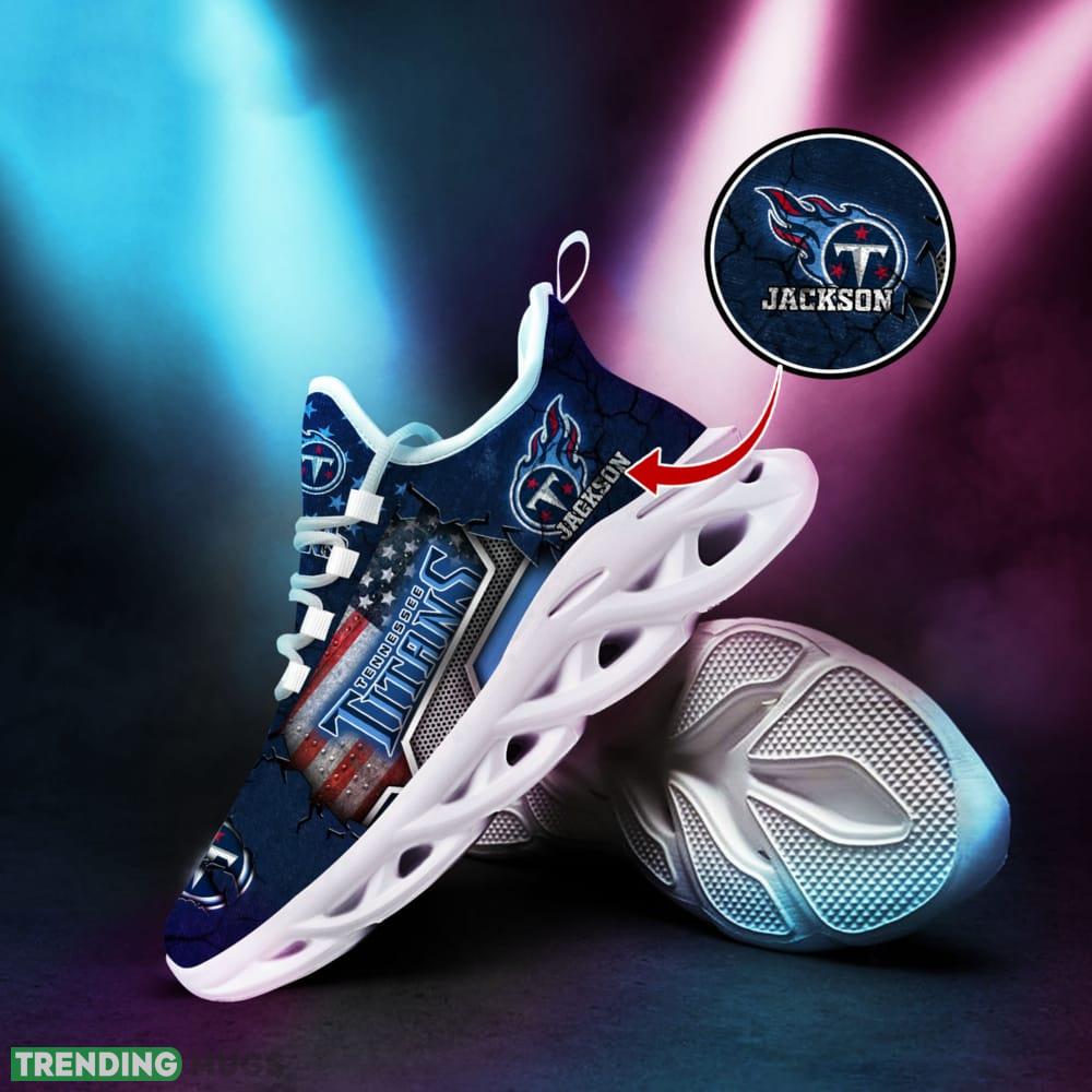 Custom Name Tennessee Titans Sport Team Chunky Sneakers For Fans Gift New Max Soul Shoes Max Soul Custom Name Tennessee Titans Sport Team Chunky Sneakers For Fans Gift New Max Soul Shoes Max Soul