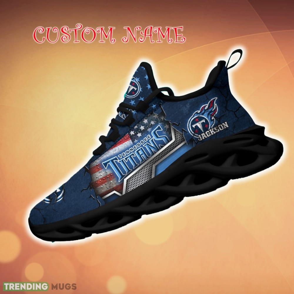 Custom Name Tennessee Titans Sport Team Chunky Sneakers For Fans Gift New Max Soul Shoes Max Soul Custom Name Tennessee Titans Sport Team Chunky Sneakers For Fans Gift New Max Soul Shoes Max Soul