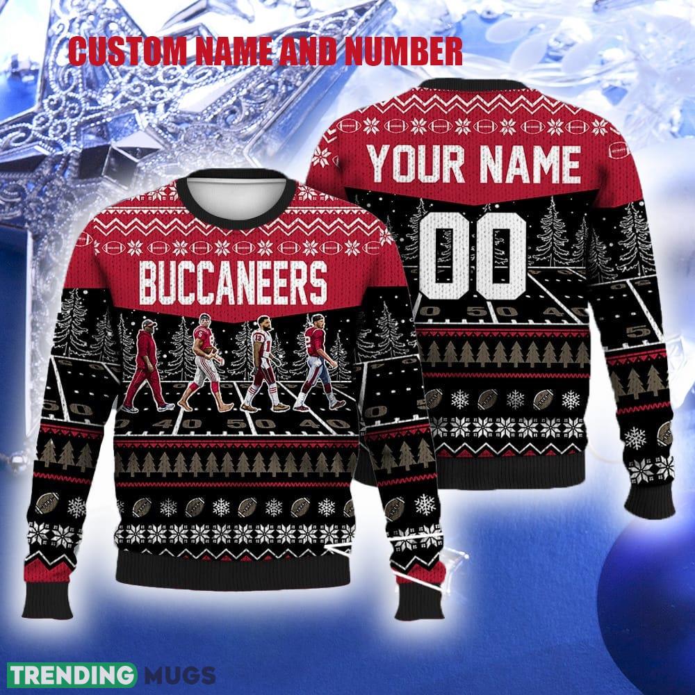 Custom Number And Name Buccaneers Walking Abbey Road Ugly Christmas Sweater Football Fans Gift Familys - Custom Number And Name Buccaneers Walking Abbey Road Ugly Christmas Sweater Football Fans Gift Familys Custom Number And Name Buccaneers Walking Abbey Road Ugly Christmas Sweater Football Fans Gift Familys - Custom Number And Name Buccaneers Walking Abbey Road Ugly Christmas Sweater Football Fans Gift Familys
