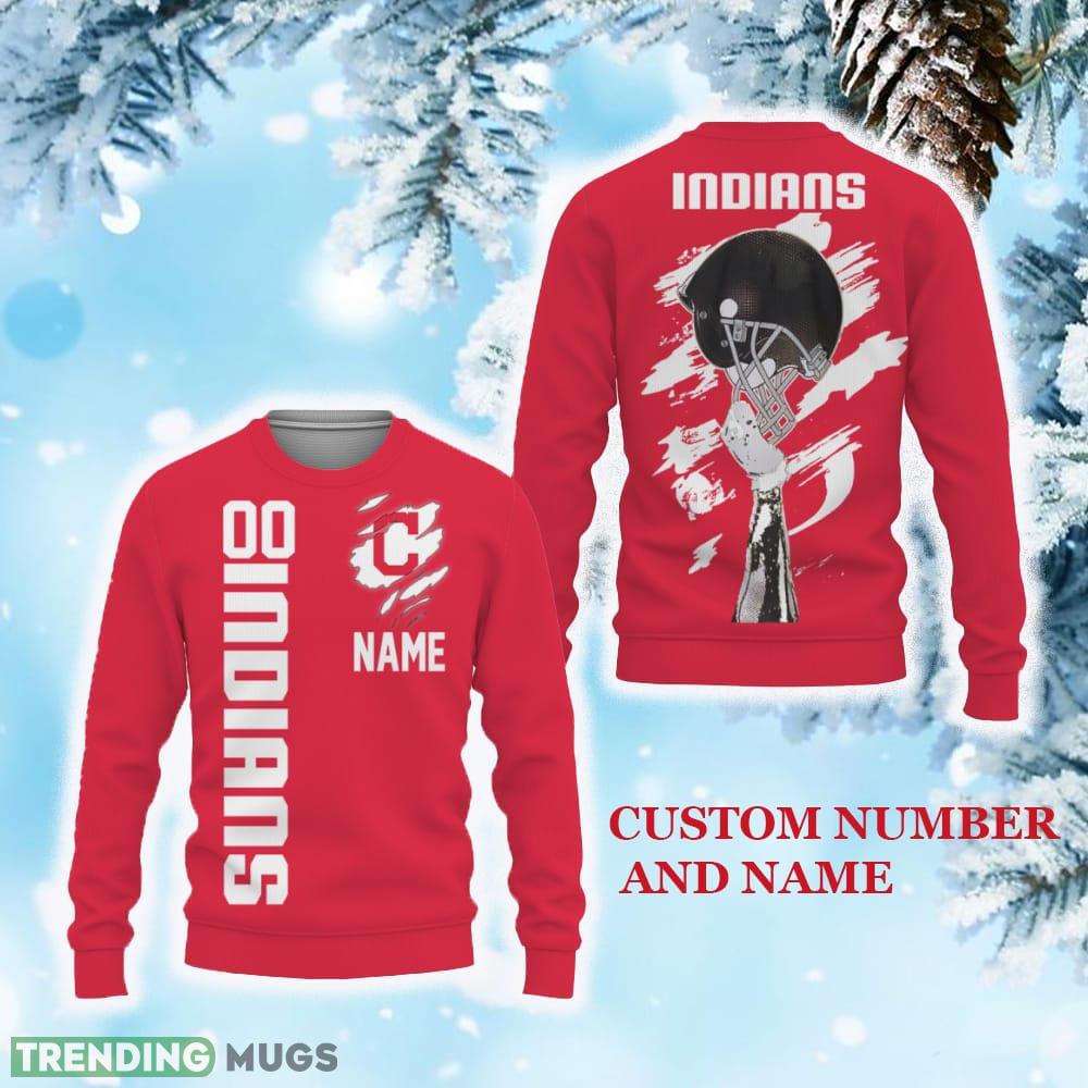 Custom Number And Name Cleveland Indians Sports American Football Helmet New Trends Sweater Christmas For Fan Gift - Custom Number And Name Cleveland Indians Sports American Football Helmet New Trends Sweater Christmas For Fan Gift Custom Number And Name Cleveland Indians Sports American Football Helmet New Trends Sweater Christmas For Fan Gift - Custom Number And Name Cleveland Indians Sports American Football Helmet New Trends Sweater Christmas For Fan Gift