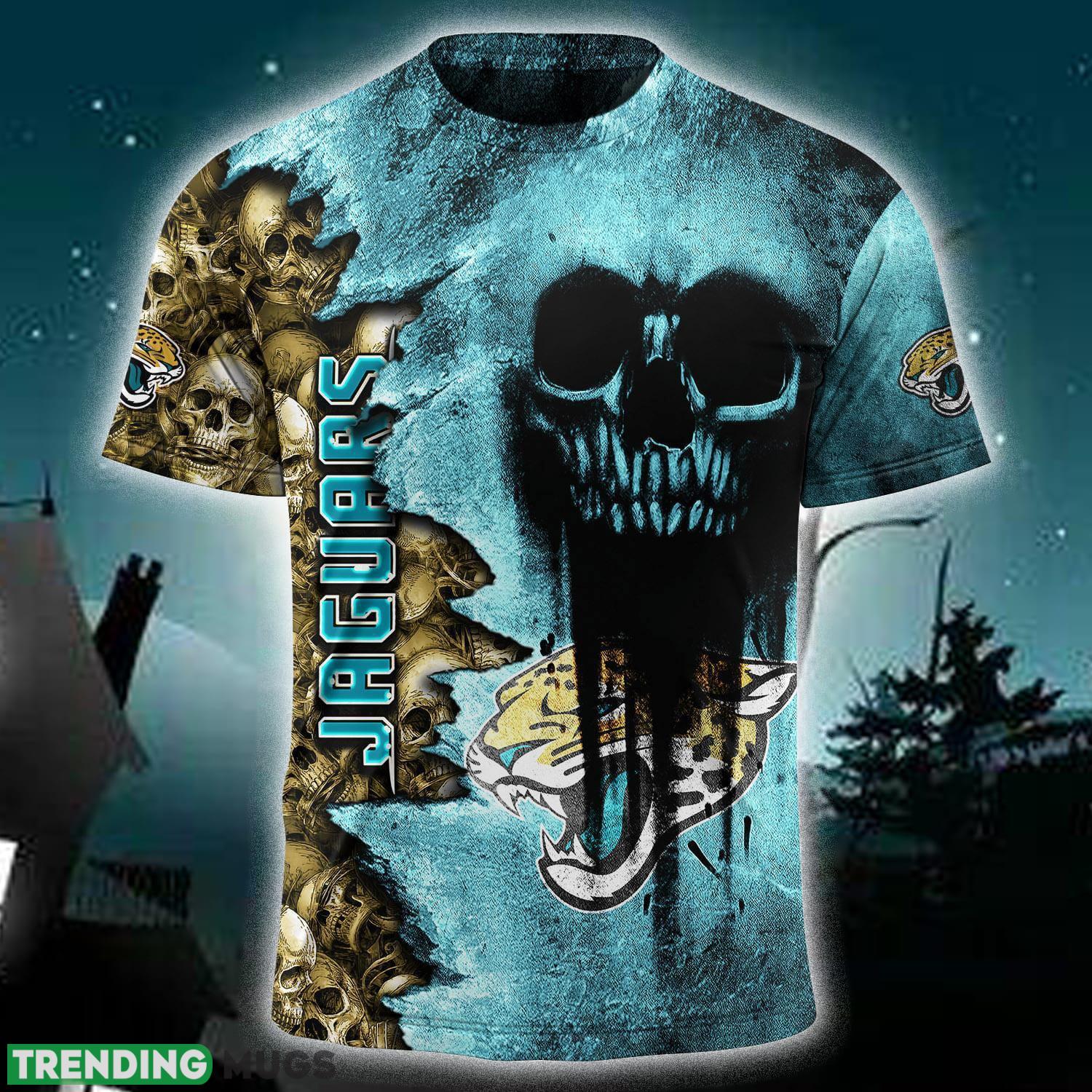 Custom Number And Name Jacksonville Jaguars NFL Skull Christmas Fans 3D T Shirt For Men And Women Gift - Jacksonville Jaguars-NFL Halloween Cemetery Skull Jersey LIMITED EDITION-SP09082333ID02_4 Custom Number And Name Jacksonville Jaguars NFL Skull Christmas Fans 3D T Shirt For Men And Women Gift - Jacksonville Jaguars-NFL Halloween Cemetery Skull Jersey LIMITED EDITION-SP09082333ID02_4