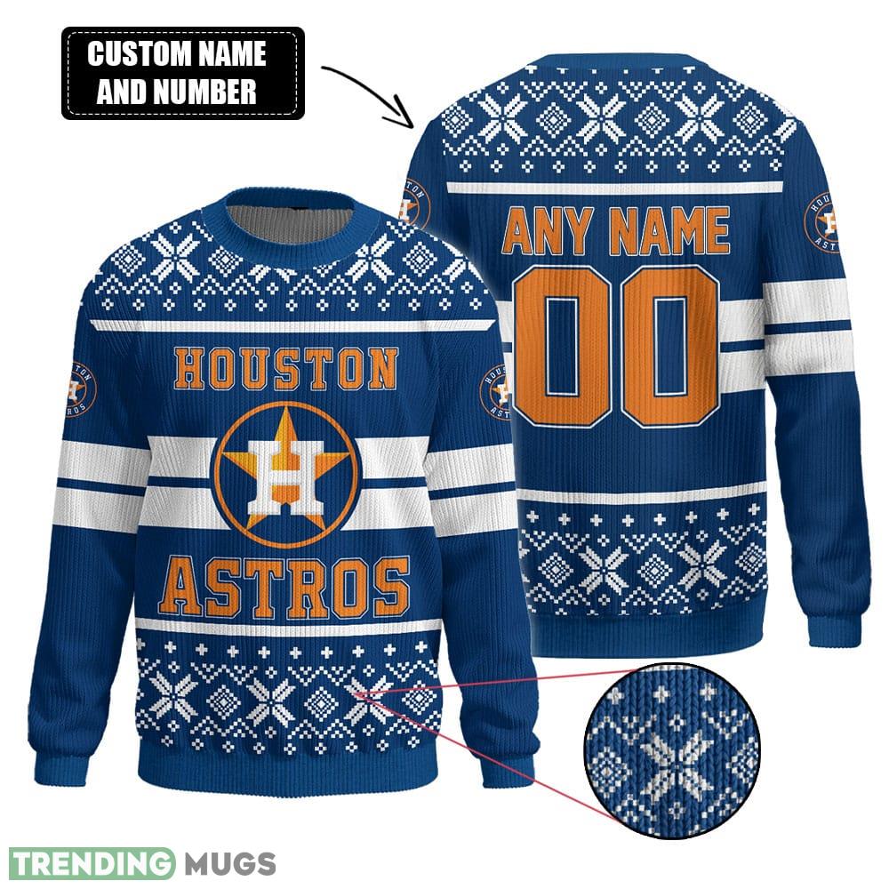 Custom Number And Name New Release Houston Astros MLB Christmas Ugly Sweater Funny Holidays - Custom Number And Name New Release Houston Astros MLB Christmas Ugly Sweater Funny Holidays Custom Number And Name New Release Houston Astros MLB Christmas Ugly Sweater Funny Holidays - Custom Number And Name New Release Houston Astros MLB Christmas Ugly Sweater Funny Holidays