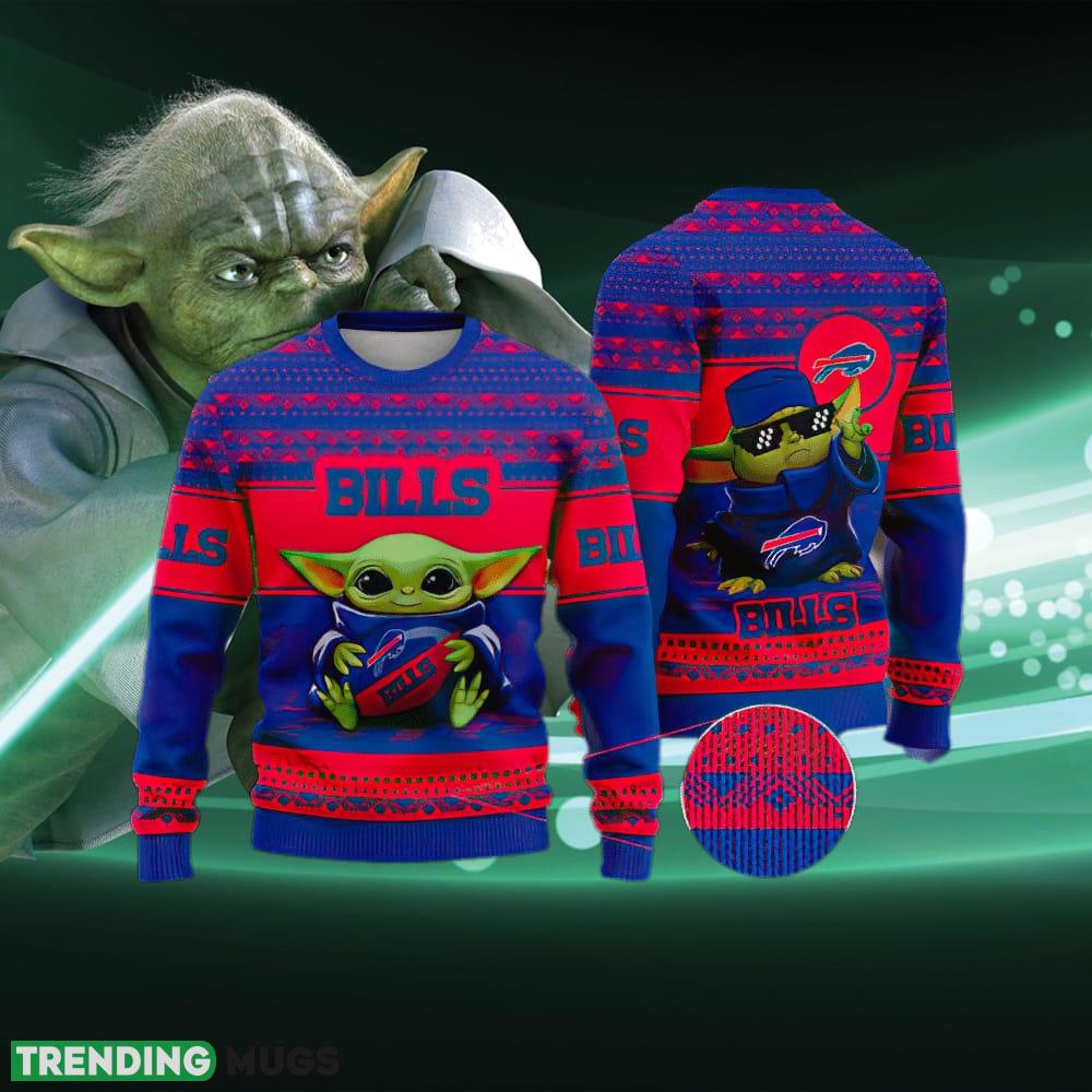 Cute Baby Yoda NFL Buffalo Bills Ugly Christmas 3D Sweater Boutique - Cute Baby Yoda NFL Buffalo Bills Ugly Christmas 3D Sweater Boutique Cute Baby Yoda NFL Buffalo Bills Ugly Christmas 3D Sweater Boutique - Cute Baby Yoda NFL Buffalo Bills Ugly Christmas 3D Sweater Boutique