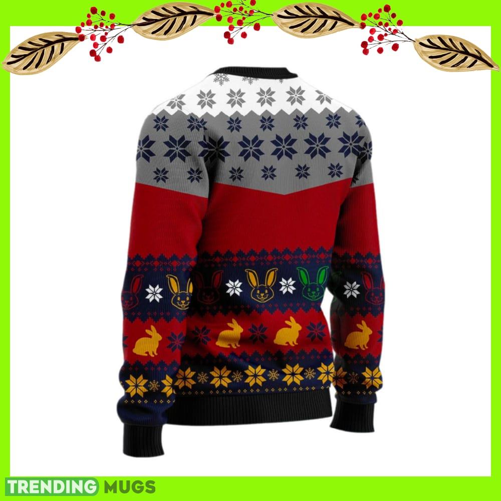 Cute Rabbit Ugly Christmas Sweater New For Men And Women Gift Holidays Christmas 3D Sweater Cute Rabbit Ugly Christmas Sweater New For Men And Women Gift Holidays Christmas 3D Sweater