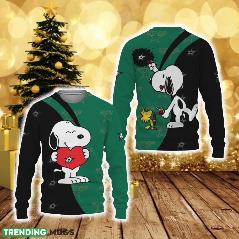 Dallas Stars Snoopy Cute Heart American Sports Team Funny 3D Sweater For Men And Women Gift Christmas - Dallas Stars Snoopy Cute Heart American Sports Team Funny 3D Sweater For Men And Women Gift Christmas Dallas Stars Snoopy Cute Heart American Sports Team Funny 3D Sweater For Men And Women Gift Christmas - Dallas Stars Snoopy Cute Heart American Sports Team Funny 3D Sweater For Men And Women Gift Christmas