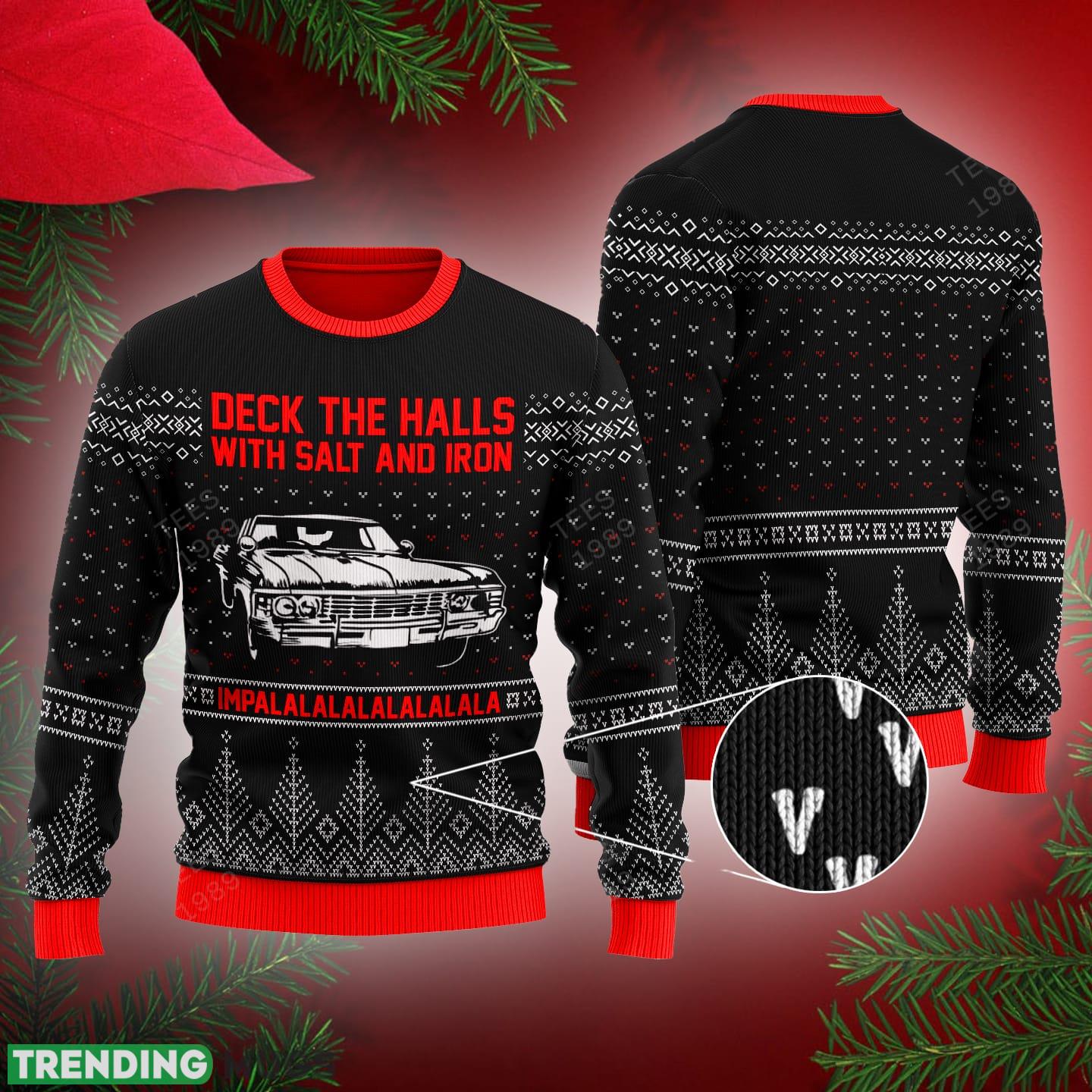 Deck The Halls with Salt and Iron Ugly Christmas 3D Sweater Gift Holidays - Deck The Halls with Salt and Iron Ugly Christmas 3D Sweater Gift Holidays Deck The Halls with Salt and Iron Ugly Christmas 3D Sweater Gift Holidays - Deck The Halls with Salt and Iron Ugly Christmas 3D Sweater Gift Holidays