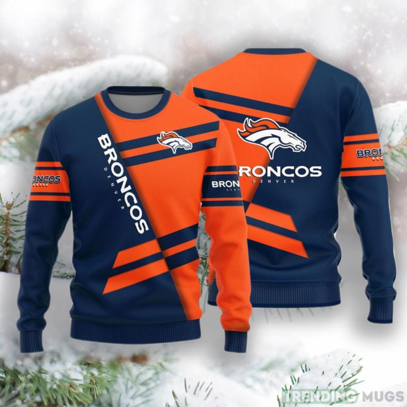 Denver Broncos Basic Pattern New Style Knitted Sweater Product Photo 1 Denver Broncos Basic Pattern New Style Knitted Sweater Product Photo 1