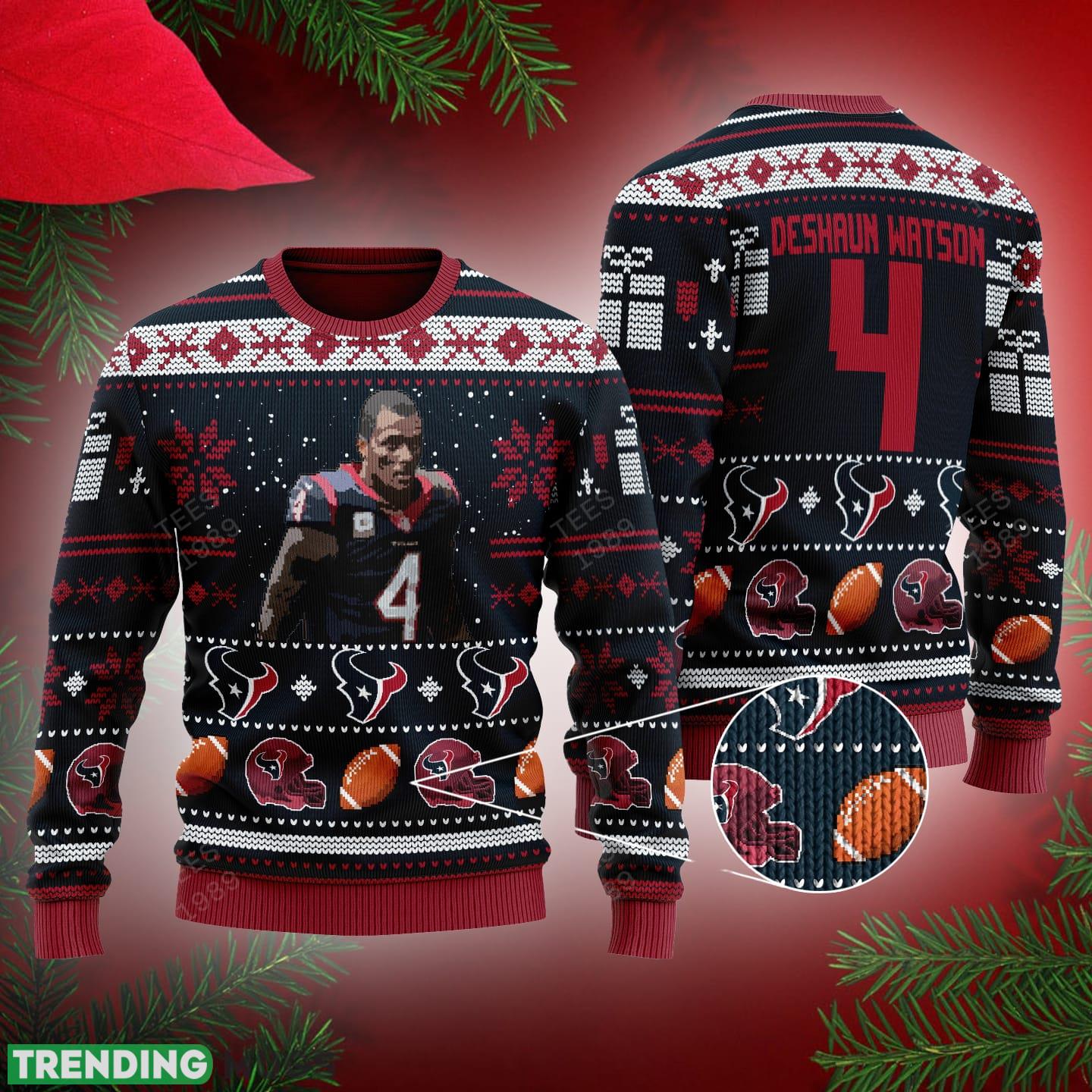 Deshaun Watson houston texans NFL Knitted Xmas Sweater Gift Holidays - Deshaun Watson houston texans NFL Knitted Xmas Sweater Gift Holidays Deshaun Watson houston texans NFL Knitted Xmas Sweater Gift Holidays - Deshaun Watson houston texans NFL Knitted Xmas Sweater Gift Holidays