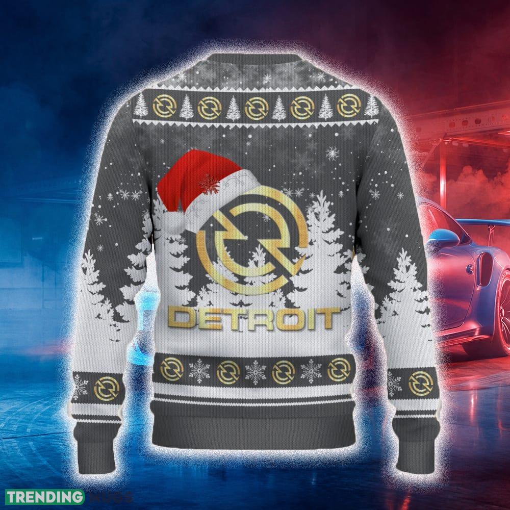 Detroit Diesel Ugly Christmas Sweater Tree Santa Hat Car For Fans Gift Familys Holidays 3D Sweater Detroit Diesel Ugly Christmas Sweater Tree Santa Hat Car For Fans Gift Familys Holidays 3D Sweater