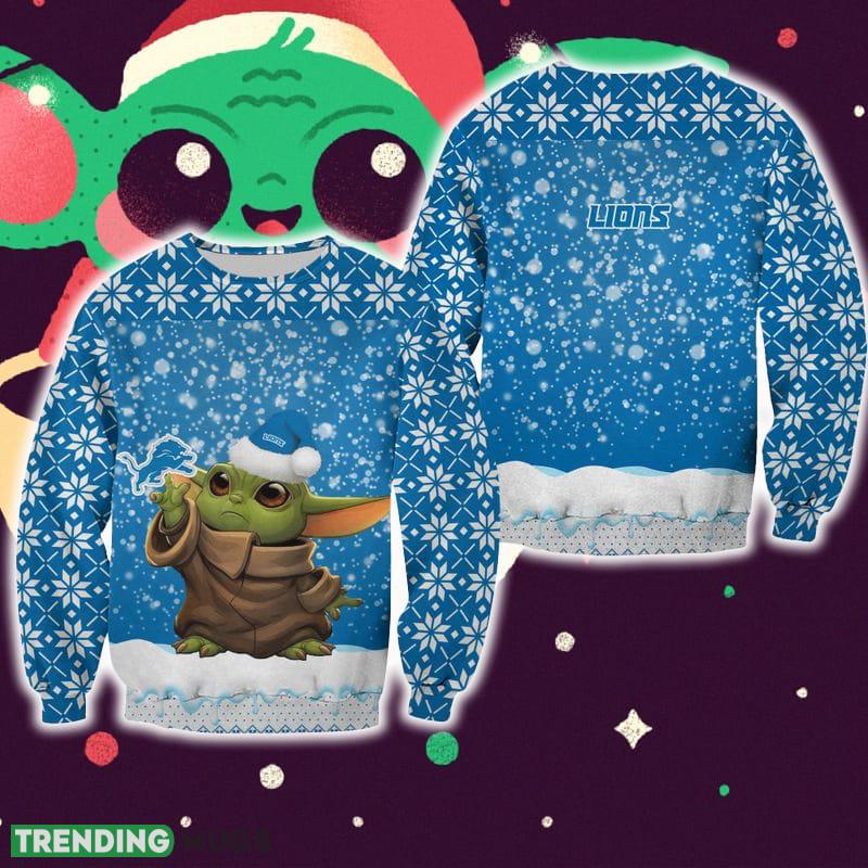Detroit Lions Christmas Pattern Baby Yoda Sweater Best For Fans Gift Christmas Holidays - Detroit Lions Christmas Pattern Baby Yoda Sweater Best For Fans Gift Christmas Holidays Detroit Lions Christmas Pattern Baby Yoda Sweater Best For Fans Gift Christmas Holidays - Detroit Lions Christmas Pattern Baby Yoda Sweater Best For Fans Gift Christmas Holidays