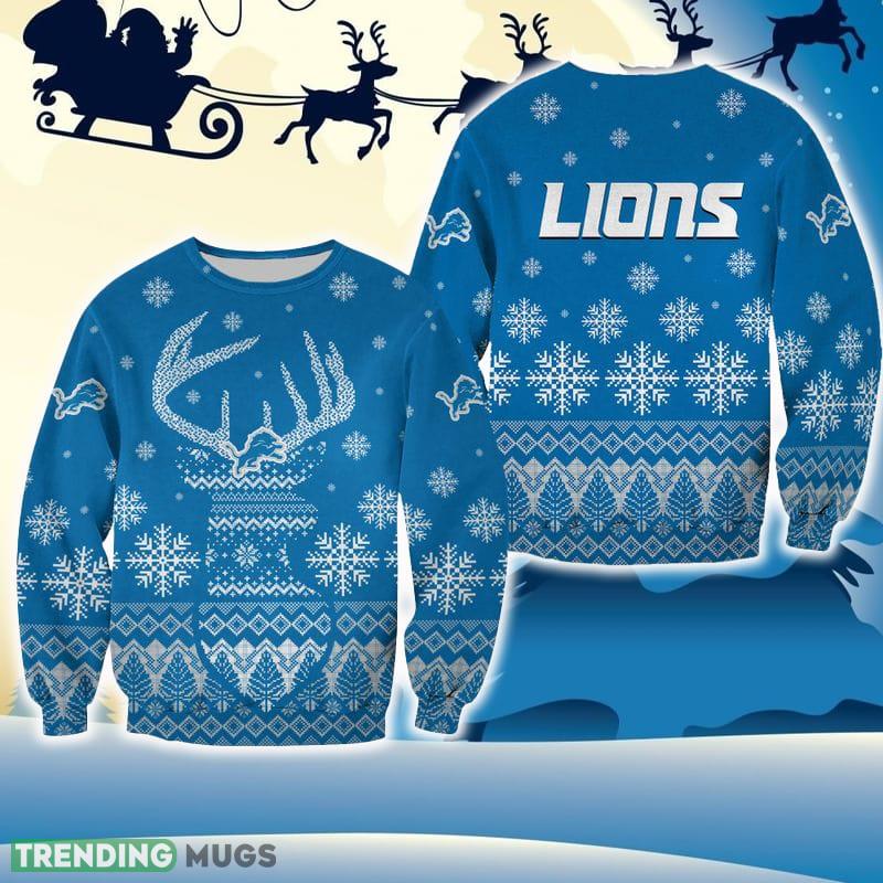 Detroit Lions Christmas Reindeer Friends All Over Print 3D Sweater For Fans Gift Christmas - Detroit Lions Christmas Reindeer Friends All Over Print 3D Sweater For Fans Gift Christmas Detroit Lions Christmas Reindeer Friends All Over Print 3D Sweater For Fans Gift Christmas - Detroit Lions Christmas Reindeer Friends All Over Print 3D Sweater For Fans Gift Christmas