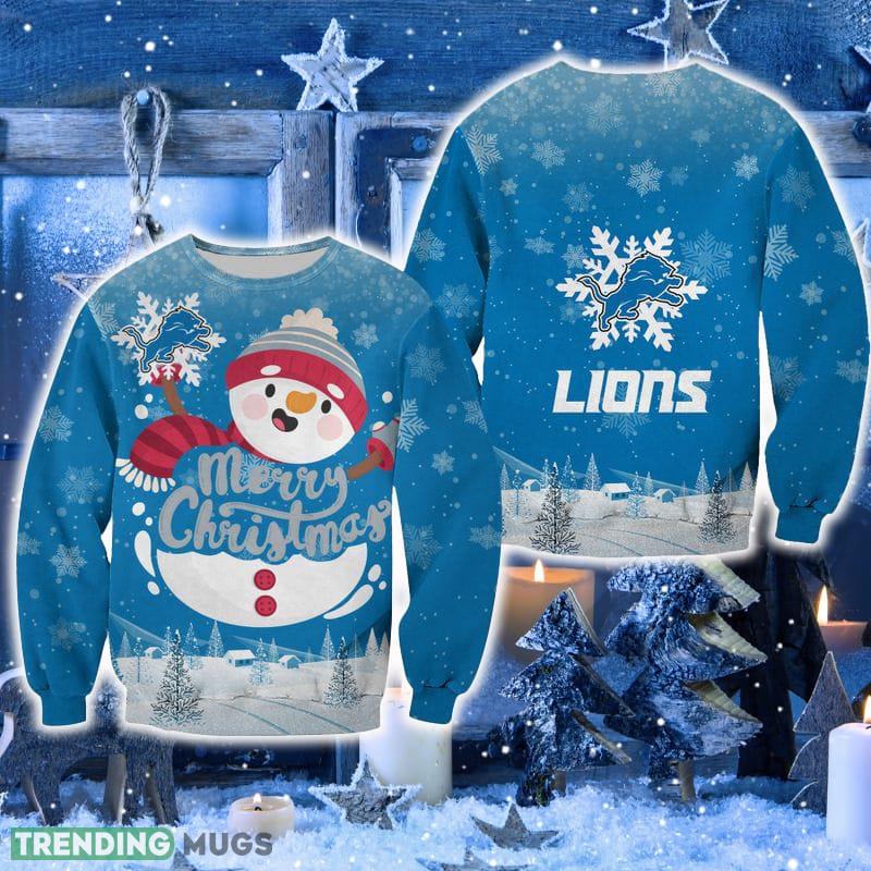 Detroit Lions Christmas Snowman Casual Sweater New For Men And Women Gift Holidays - Detroit Lions Christmas Snowman Casual Sweater New For Men And Women Gift Holidays Detroit Lions Christmas Snowman Casual Sweater New For Men And Women Gift Holidays - Detroit Lions Christmas Snowman Casual Sweater New For Men And Women Gift Holidays