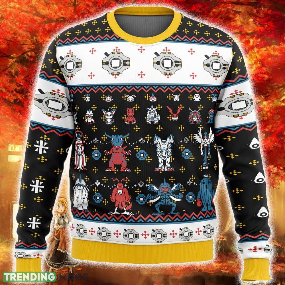 Digimon Sprites Ugly Christmas Sweater Funny Gift For Men And Women Fans - Digimon Sprites Ugly Christmas Sweater Funny Gift For Men And Women Fans Digimon Sprites Ugly Christmas Sweater Funny Gift For Men And Women Fans - Digimon Sprites Ugly Christmas Sweater Funny Gift For Men And Women Fans