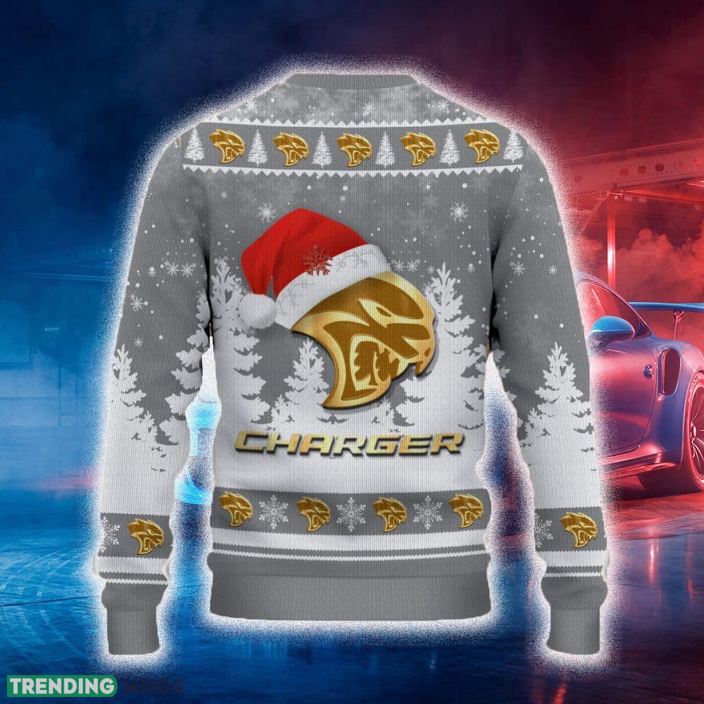Dodge Charger Ugly Christmas Sweater Tree Santa Hat Car For Fans Gift Familys Holidays 3D Sweater Dodge Charger Ugly Christmas Sweater Tree Santa Hat Car For Fans Gift Familys Holidays 3D Sweater