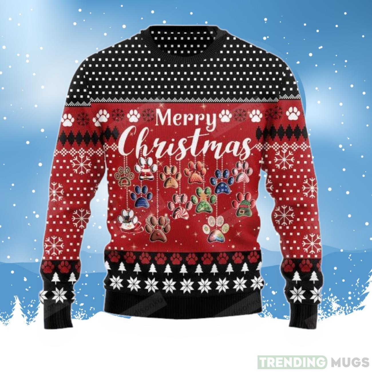 Dog Merry Christmas Ugly Christmas Sweater For Men & Women Product Photo 1 Dog Merry Christmas Ugly Christmas Sweater For Men & Women Product Photo 1