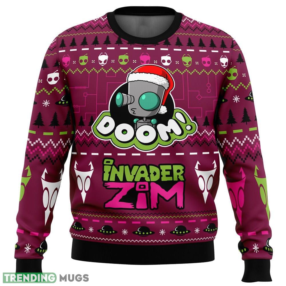 Doom Invader Zim Ugly Christmas Sweater Hot Trending For Men And Women - Doom Invader Zim Ugly Christmas Sweater_1 Doom Invader Zim Ugly Christmas Sweater Hot Trending For Men And Women - Doom Invader Zim Ugly Christmas Sweater_1