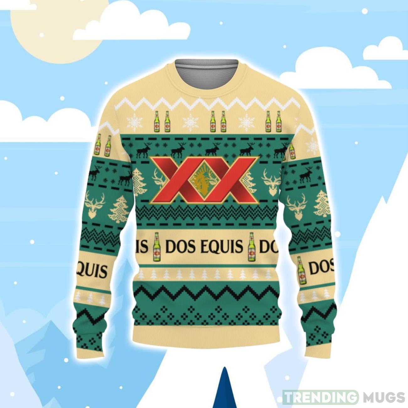Dos Equis Beers Shirts Beer Vintage Logo Christmas Sweater Product Photo 1 Dos Equis Beers Shirts Beer Vintage Logo Christmas Sweater Product Photo 1