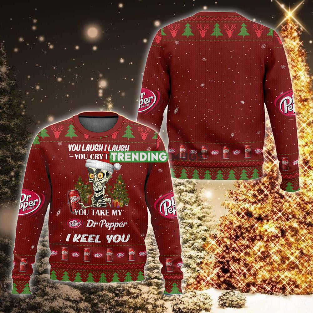 Dr Pepper Funny New Style 2023 Ugly Sweater Snow For Christmas - Dr Pepper Funny Ugly Christmas Sweater For Men And Women Photo 1 Dr Pepper Funny New Style 2023 Ugly Sweater Snow For Christmas - Dr Pepper Funny Ugly Christmas Sweater For Men And Women Photo 1
