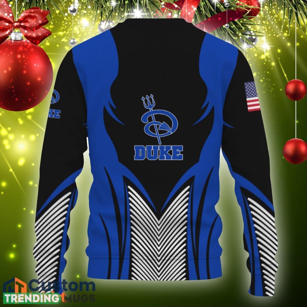 Duke Blue Devils Champion American Football Sport Team Ugly Christmas Sweater Gift Holidays 3D Sweater Duke Blue Devils Champion American Football Sport Team Ugly Christmas Sweater Gift Holidays 3D Sweater