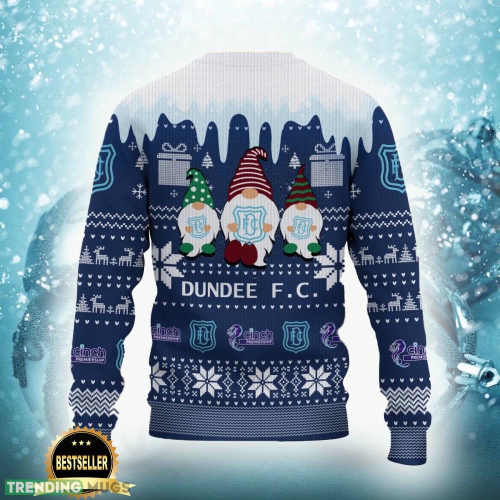 Dundee FC Logo Ugly Christmas Sweater New Gift For Men And Women Custom Name 3D Sweater Dundee FC Logo Ugly Christmas Sweater New Gift For Men And Women Custom Name 3D Sweater