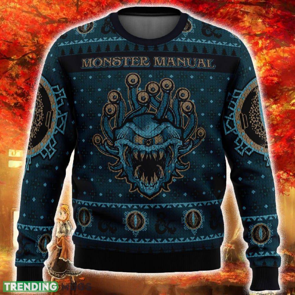 Dungeons & Dragons Monster Manual Ugly Christmas Sweater Funny Gift For Men And Women Fans - Dungeons & Dragons Monster Manual Ugly Christmas Sweater Funny Gift For Men And Women Fans Dungeons & Dragons Monster Manual Ugly Christmas Sweater Funny Gift For Men And Women Fans - Dungeons & Dragons Monster Manual Ugly Christmas Sweater Funny Gift For Men And Women Fans