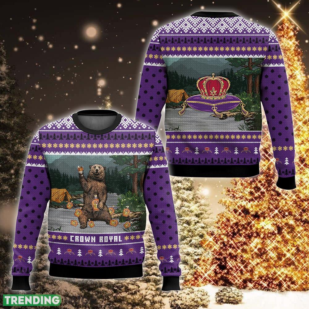 ECrown Royal Bear Ugly Sweater For Men And Women Fans Gift Holidays - ECrown Royal Bear Ugly Sweater For Men And Women Fans Gift Holidays ECrown Royal Bear Ugly Sweater For Men And Women Fans Gift Holidays - ECrown Royal Bear Ugly Sweater For Men And Women Fans Gift Holidays