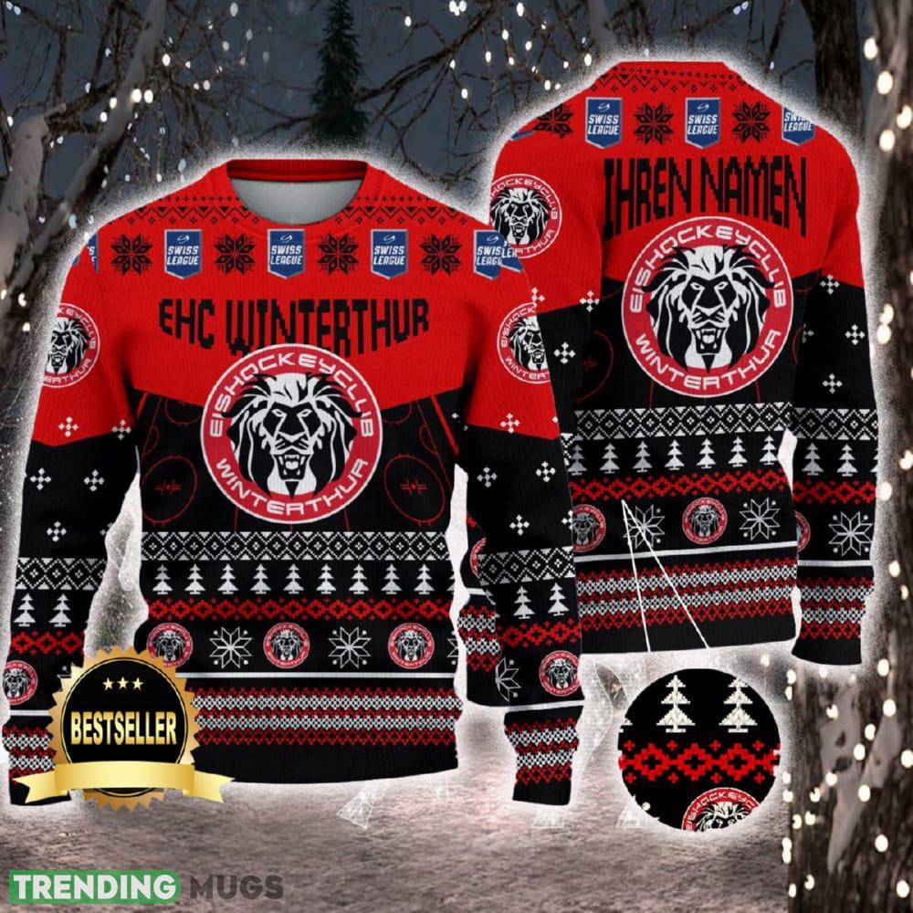 EHC Winterthur Ugly Christmas Sweater Logo Custom Name Gift Fans - EHC Winterthur Ugly Christmas Sweater Logo Custom Name Gift Fans EHC Winterthur Ugly Christmas Sweater Logo Custom Name Gift Fans - EHC Winterthur Ugly Christmas Sweater Logo Custom Name Gift Fans