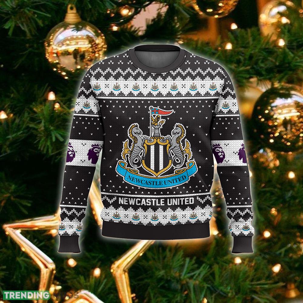 EPL Newcastle United Christmas Sweater New Fashion Gift For Men And Women Fans 3D Sweater EPL Newcastle United Christmas Sweater New Fashion Gift For Men And Women Fans 3D Sweater