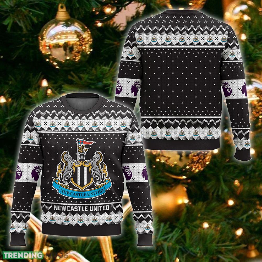 EPL Newcastle United Christmas Sweater New Fashion Gift For Men And Women Fans - EPL Newcastle United Christmas Sweater_ 1 EPL Newcastle United Christmas Sweater New Fashion Gift For Men And Women Fans - EPL Newcastle United Christmas Sweater_ 1