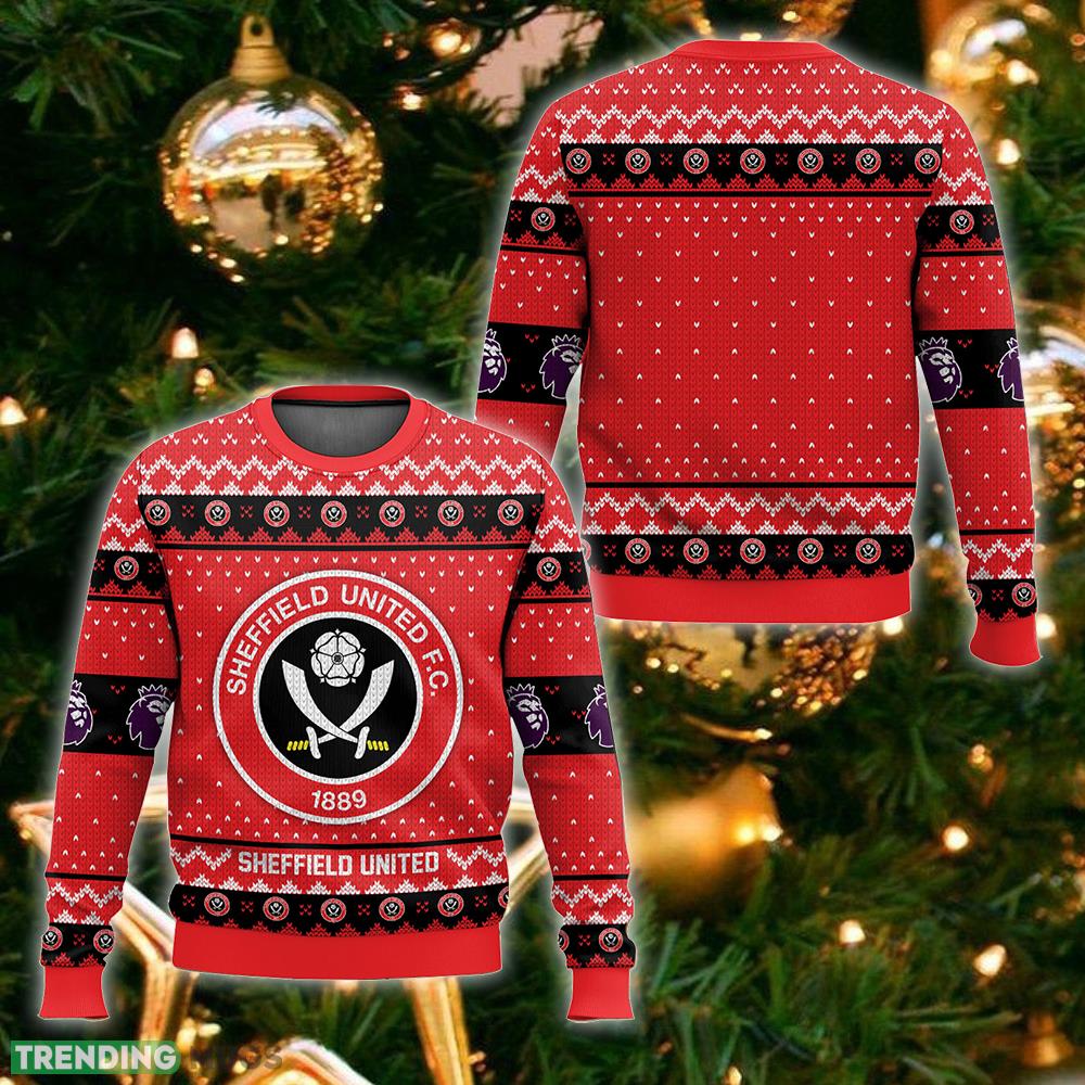 EPL Sheffield United Christmas Sweater New Fashion Gift For Men And Women Fans - EPL Sheffield United Christmas Sweater_ 1 EPL Sheffield United Christmas Sweater New Fashion Gift For Men And Women Fans - EPL Sheffield United Christmas Sweater_ 1
