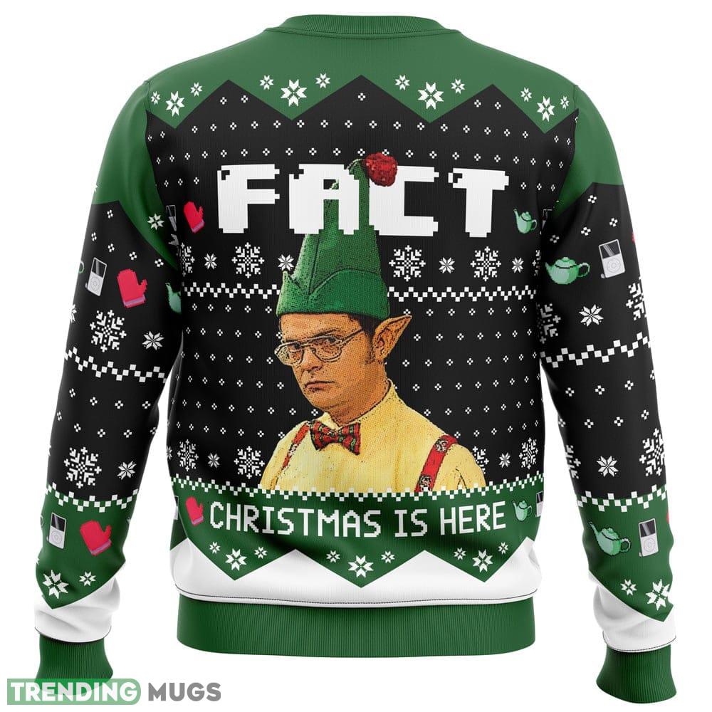 Fact Christmas Is Here The Office Ugly Christmas Sweater Hot Trending For Men And Women 3D Sweater Fact Christmas Is Here The Office Ugly Christmas Sweater Hot Trending For Men And Women 3D Sweater