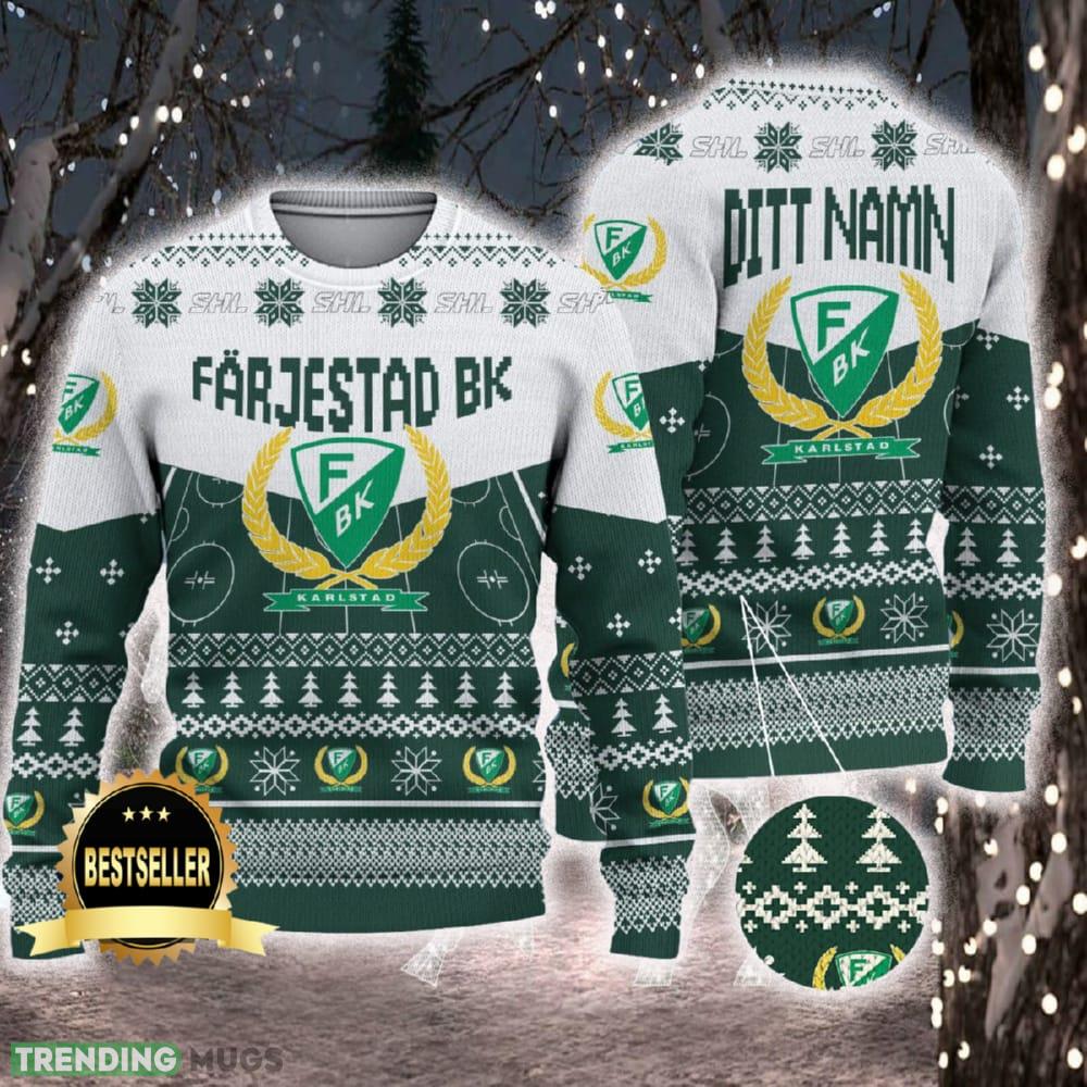 Farjestad BK Ugly Christmas Sweater Logo Custom Name Gift Fans - Farjestad BK Ugly Christmas Sweater Logo Custom Name Gift Fans Farjestad BK Ugly Christmas Sweater Logo Custom Name Gift Fans - Farjestad BK Ugly Christmas Sweater Logo Custom Name Gift Fans