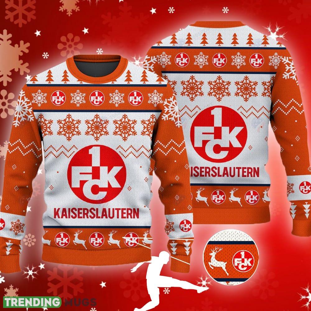 FC Kaiserslautern Big Logo Ugly Snowflakes Reindeer Orange Sweater Gift Holidays - FC Kaiserslautern Big Logo Ugly Snowflakes Reindeer Orange Sweater Gift Holidays FC Kaiserslautern Big Logo Ugly Snowflakes Reindeer Orange Sweater Gift Holidays - FC Kaiserslautern Big Logo Ugly Snowflakes Reindeer Orange Sweater Gift Holidays