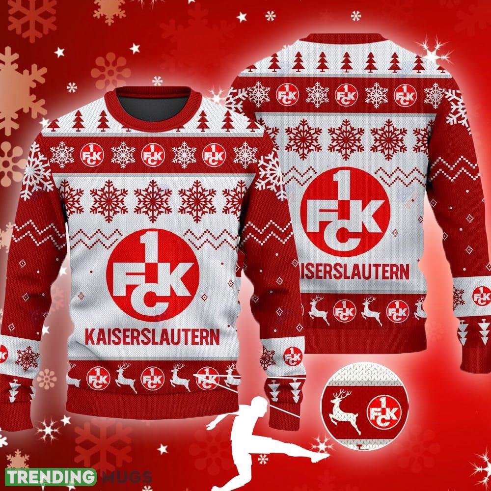 FC Kaiserslautern Big Logo Ugly Snowflakes Reindeer Red Sweater Gift For Fans - FC Kaiserslautern Big Logo Ugly Snowflakes Reindeer Red Sweater Gift For Fans FC Kaiserslautern Big Logo Ugly Snowflakes Reindeer Red Sweater Gift For Fans - FC Kaiserslautern Big Logo Ugly Snowflakes Reindeer Red Sweater Gift For Fans