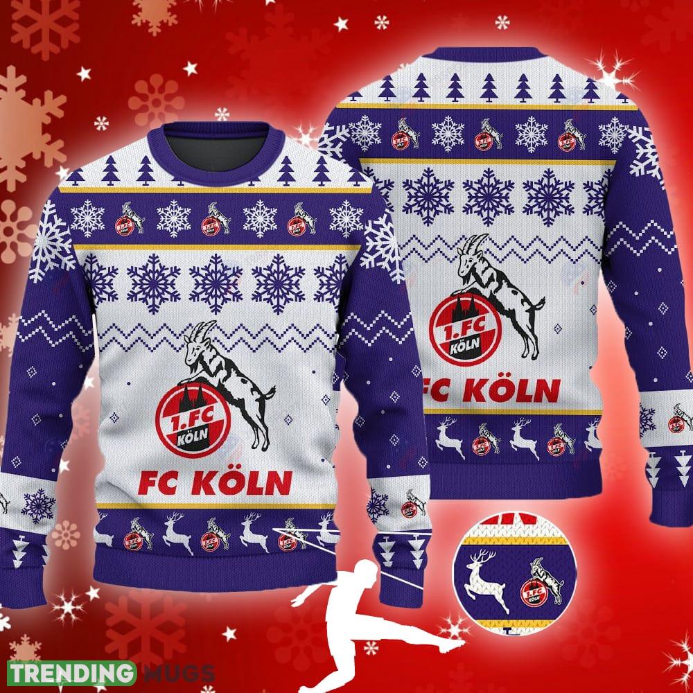 Fc Koln Big Logo Ugly Snowflakes Reindeer Purple Sweater Gift Holidays - Fc Koln Big Logo Ugly Snowflakes Reindeer Purple Sweater Gift Holidays Fc Koln Big Logo Ugly Snowflakes Reindeer Purple Sweater Gift Holidays - Fc Koln Big Logo Ugly Snowflakes Reindeer Purple Sweater Gift Holidays
