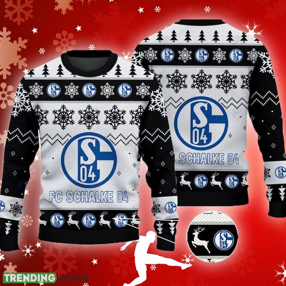 Fc Schalke 04 Big Logo Ugly Christmas Tree Black 3D Sweater Gift For Christmas - Fc Schalke 04 Big Logo Ugly Snowflakes Reindeer Black 3D Sweater Gift For Christmas Fc Schalke 04 Big Logo Ugly Christmas Tree Black 3D Sweater Gift For Christmas - Fc Schalke 04 Big Logo Ugly Snowflakes Reindeer Black 3D Sweater Gift For Christmas