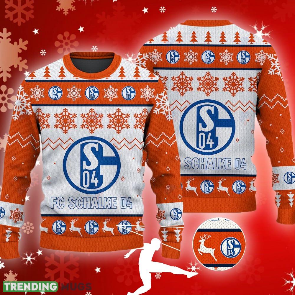 Fc Schalke 04 Big Logo Ugly Christmas Tree Orange Sweater Gift Holidays - Fc Schalke 04 Big Logo Ugly Snowflakes Reindeer Orange Sweater Gift Holidays Fc Schalke 04 Big Logo Ugly Christmas Tree Orange Sweater Gift Holidays - Fc Schalke 04 Big Logo Ugly Snowflakes Reindeer Orange Sweater Gift Holidays