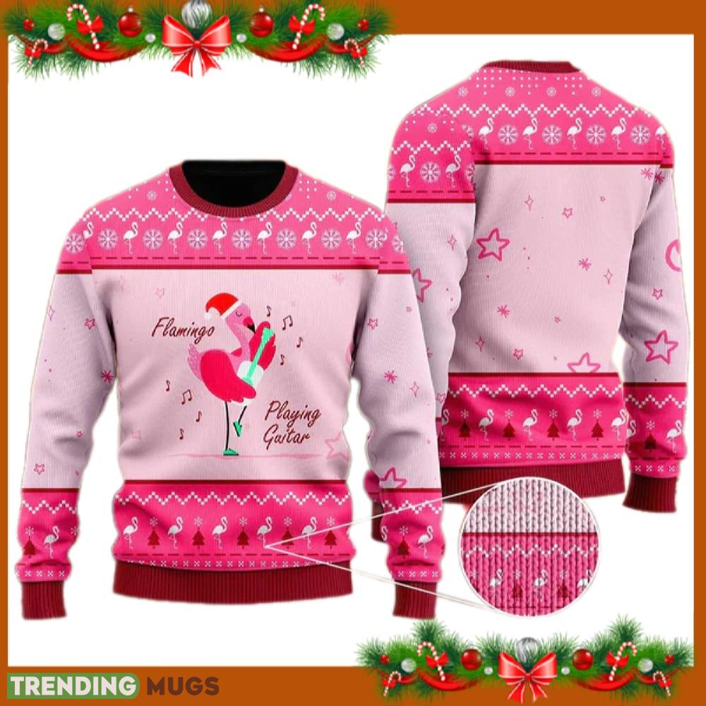 Flamingo Playing Guitar Christmas Ugly Christmas Sweater Funny Gift For Men And Women Family Holidays - Flamingo Playing Guitar Christmas Ugly Christmas Sweater Funny Gift For Men And Women Family Holidays Flamingo Playing Guitar Christmas Ugly Christmas Sweater Funny Gift For Men And Women Family Holidays - Flamingo Playing Guitar Christmas Ugly Christmas Sweater Funny Gift For Men And Women Family Holidays