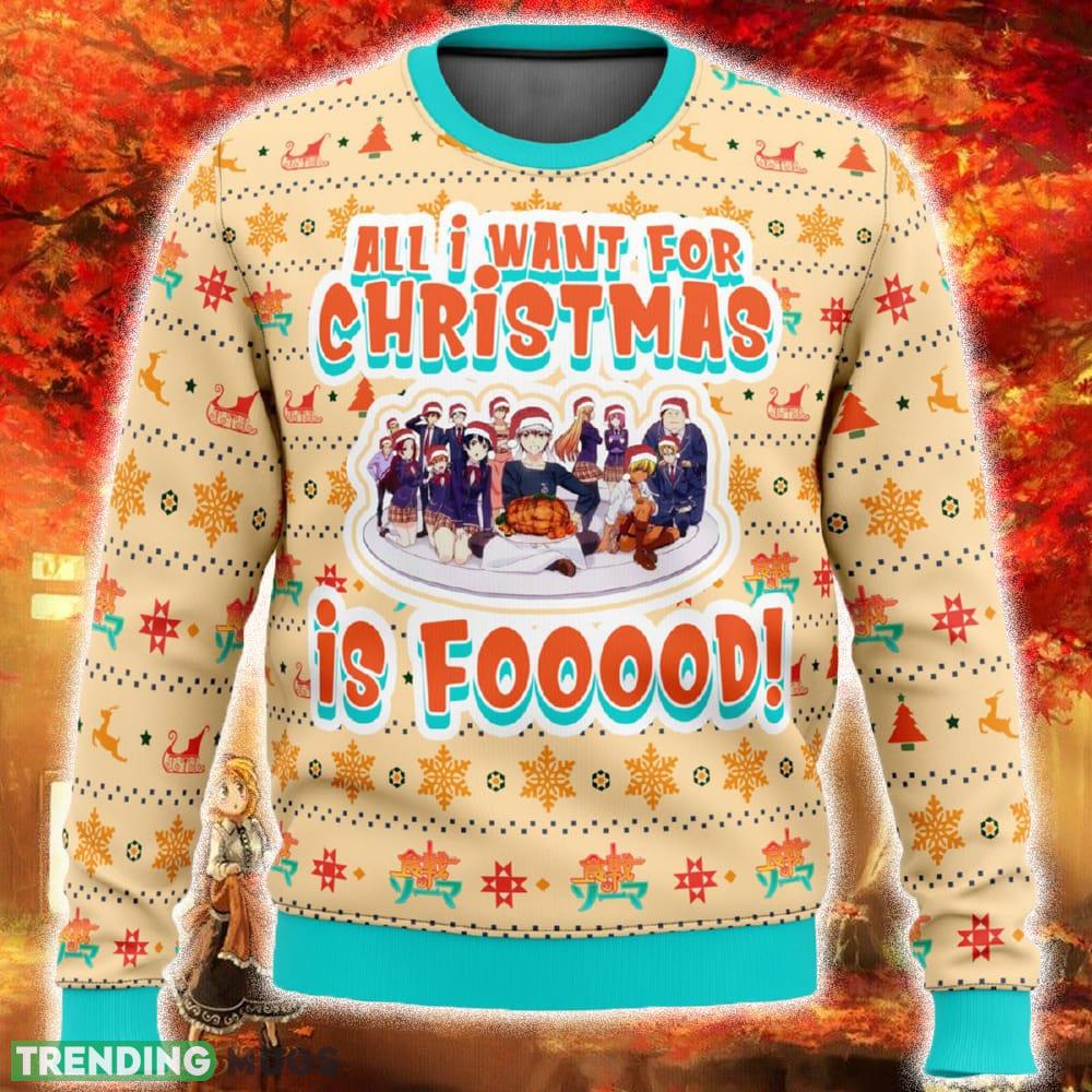 Food Wars Culinary Academy Ugly Christmas Sweater Funny Gift For Men And Women Fans - Food Wars Culinary Academy Ugly Christmas Sweater Funny Gift For Men And Women Fans Food Wars Culinary Academy Ugly Christmas Sweater Funny Gift For Men And Women Fans - Food Wars Culinary Academy Ugly Christmas Sweater Funny Gift For Men And Women Fans