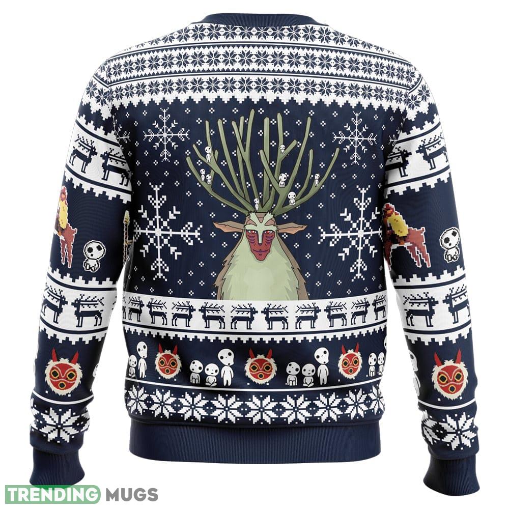 Forest Spirit Princess Mononoke Ugly Christmas Sweater Hot Trending For Men And Women 3D Sweater Forest Spirit Princess Mononoke Ugly Christmas Sweater Hot Trending For Men And Women 3D Sweater