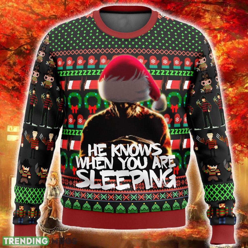 Freddy Krueger A Nightmare on Elm Street Ugly Christmas Sweater Funny Gift For Men And Women Fans - Freddy Krueger A Nightmare on Elm Street Ugly Christmas Sweater Funny Gift For Men And Women Fans Freddy Krueger A Nightmare on Elm Street Ugly Christmas Sweater Funny Gift For Men And Women Fans - Freddy Krueger A Nightmare on Elm Street Ugly Christmas Sweater Funny Gift For Men And Women Fans