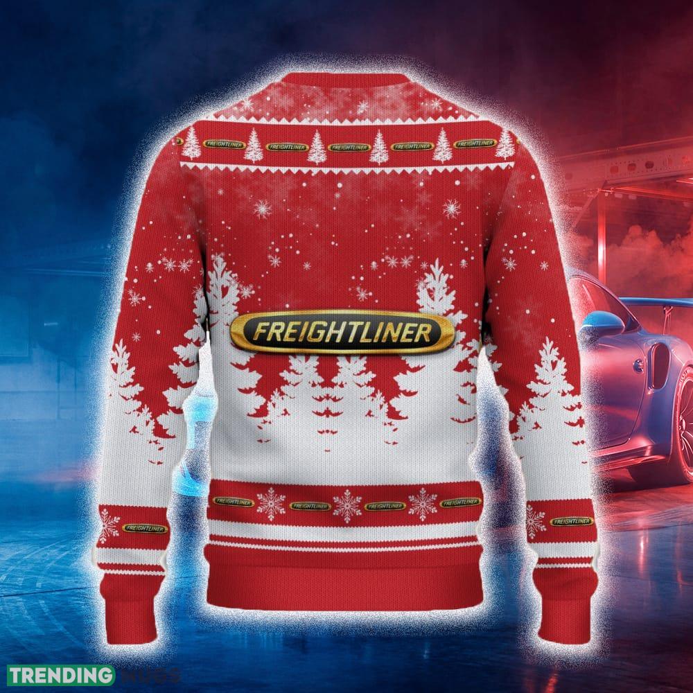 Freightliner Ugly Christmas Sweater Tree Santa Hat Car For Fans Gift Familys Holidays 3D Sweater Freightliner Ugly Christmas Sweater Tree Santa Hat Car For Fans Gift Familys Holidays 3D Sweater