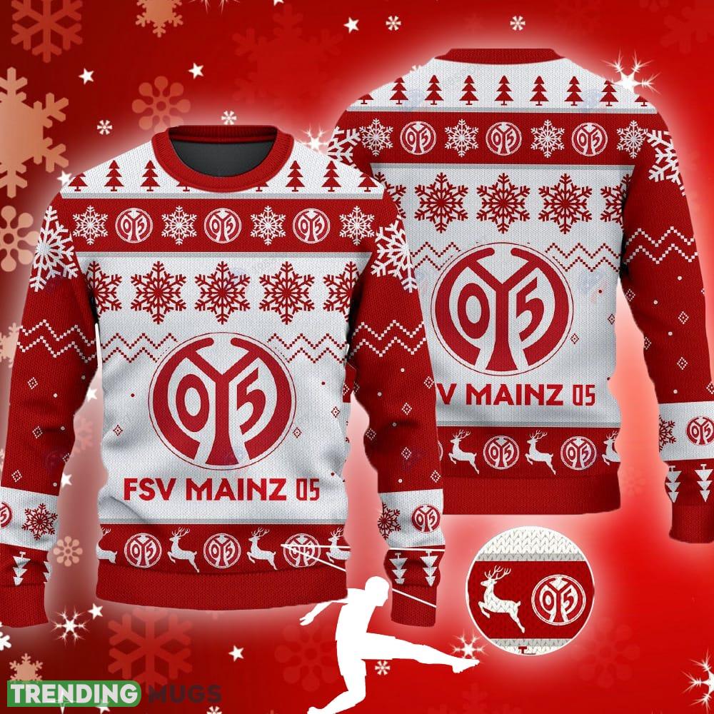 Fsv Mainz 05 Big Logo Ugly Christmas Tree Red Sweater Gift For Fans - Fsv Mainz 05 Big Logo Ugly Snowflakes Reindeer Red Sweater Gift For Fans Fsv Mainz 05 Big Logo Ugly Christmas Tree Red Sweater Gift For Fans - Fsv Mainz 05 Big Logo Ugly Snowflakes Reindeer Red Sweater Gift For Fans