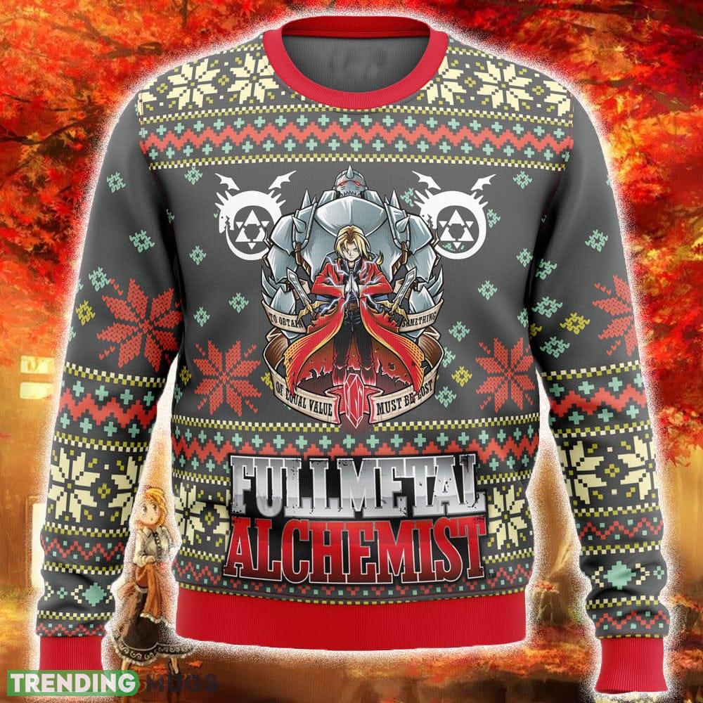 Fullmetal Alchemist Alt Ugly Christmas Sweater Funny Gift For Men And Women Fans - Fullmetal Alchemist Alt Ugly Christmas Sweater Funny Gift For Men And Women Fans Fullmetal Alchemist Alt Ugly Christmas Sweater Funny Gift For Men And Women Fans - Fullmetal Alchemist Alt Ugly Christmas Sweater Funny Gift For Men And Women Fans