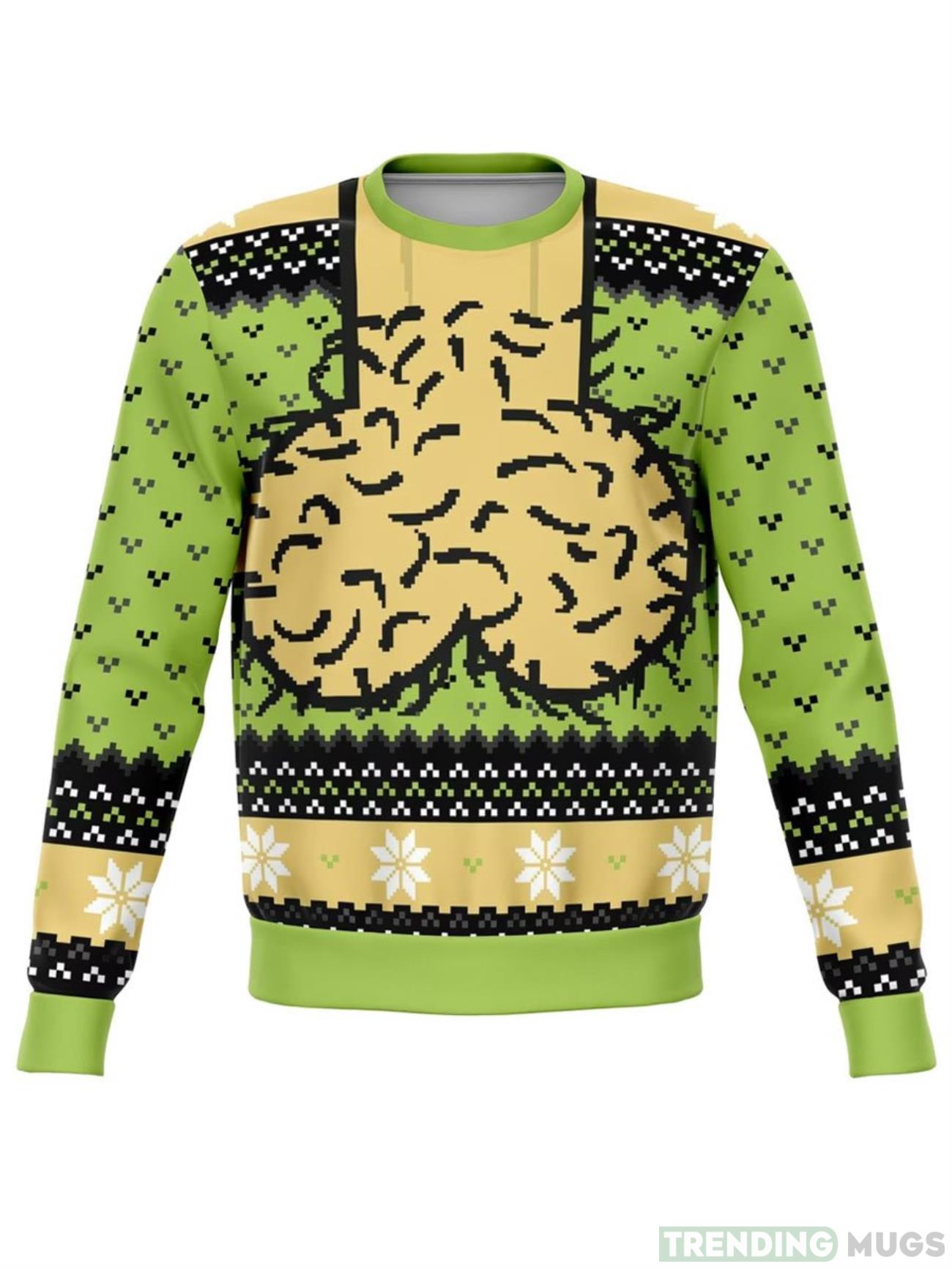 Fun Cock Print Crewneck Christmas Ugly Sweater Product Photo 1 Fun Cock Print Crewneck Christmas Ugly Sweater Product Photo 1