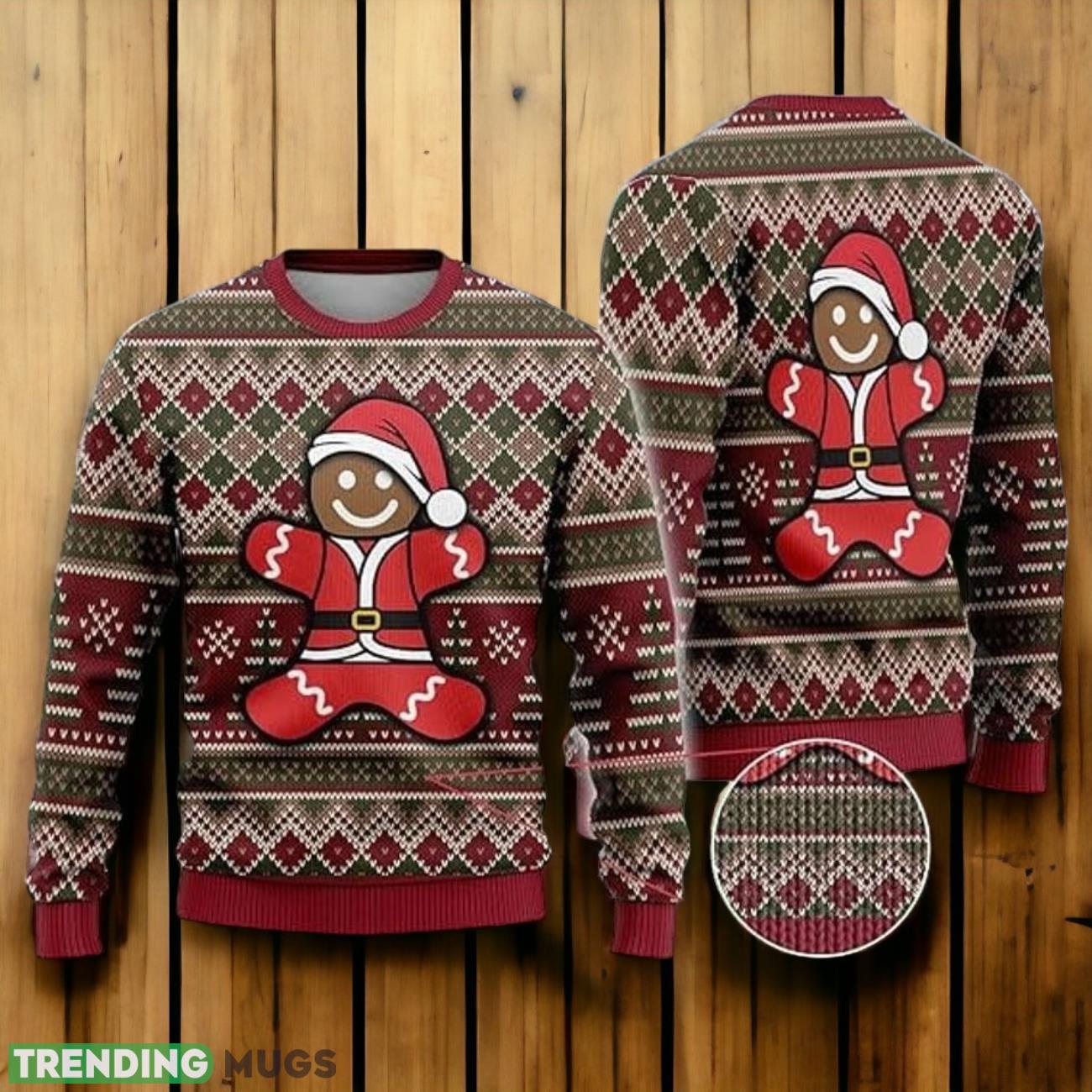 Gingerbread Man Ugly Christmas Sweaters Product Photo 1 Gingerbread Man Ugly Christmas Sweaters Product Photo 1