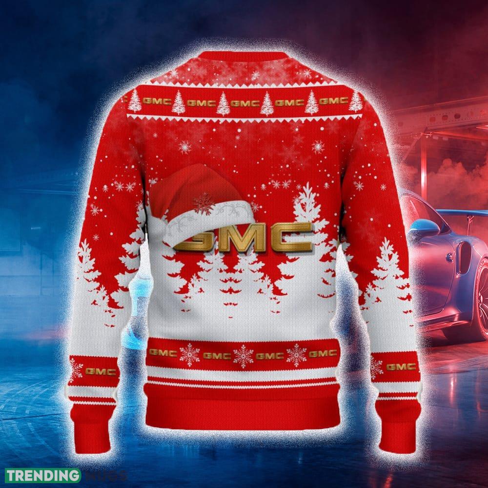 GMC Car Ugly Christmas Sweater Tree Santa Hat Car For Fans Gift Familys Holidays 3D Sweater GMC Car Ugly Christmas Sweater Tree Santa Hat Car For Fans Gift Familys Holidays 3D Sweater